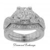 2.15 CT Princess Cut Diamond Engagement Rinf For Ladies